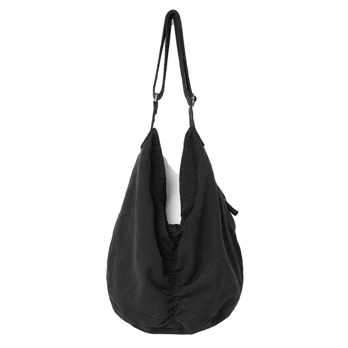 밀로 아카이브 데님 로우 셔링백 페이드 블랙(Millo Archive Denim Low Shirring Bag Fade Black)