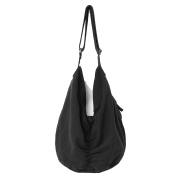 Millo Archive Denim Low Shirring Bag Fade Black