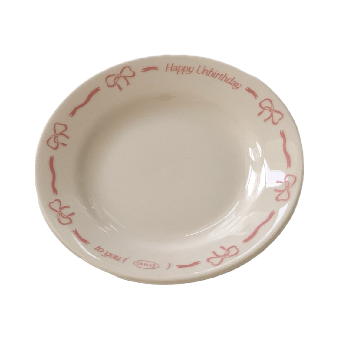 올리베 해피 언벌스데이 드로잉 접시(OLIVET Happy unbirthday drawing plate) - 1