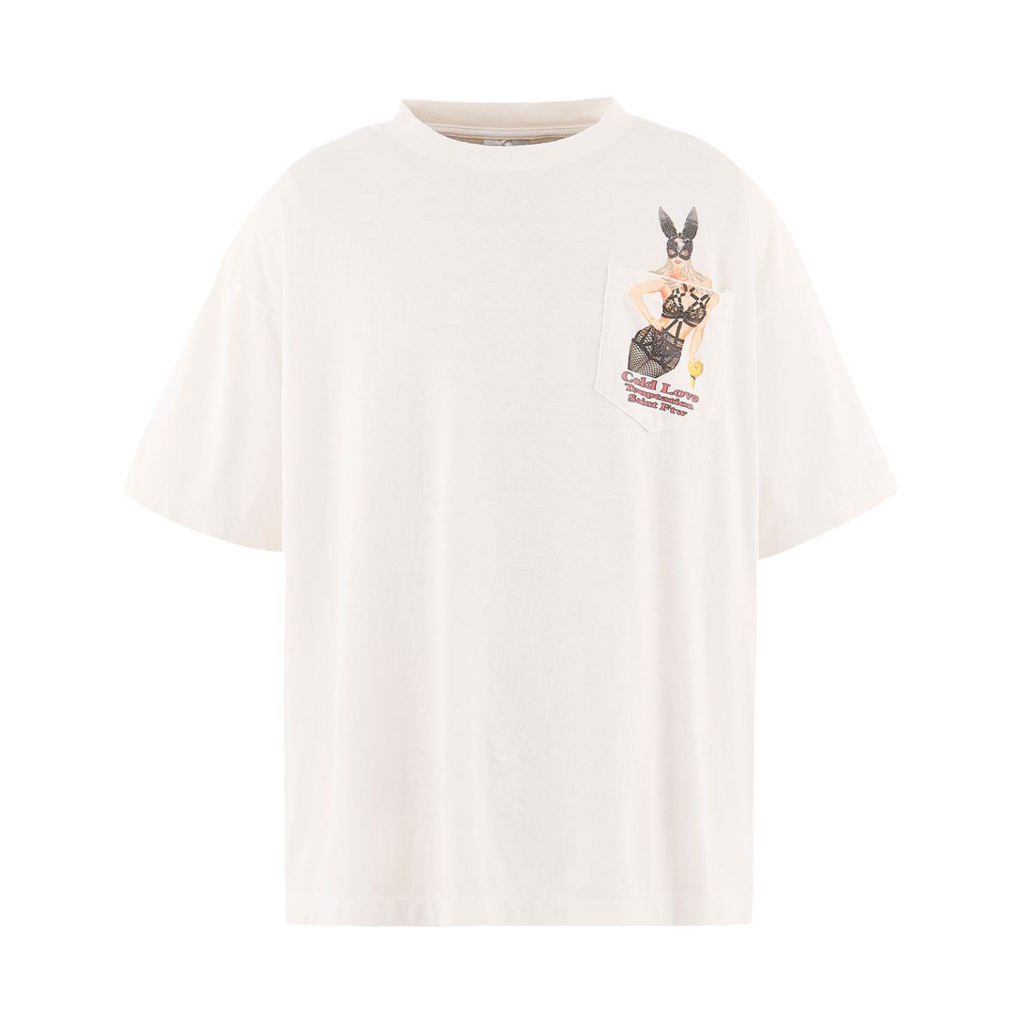 MK8-0000-017 Saint Mxxxxxx Pocket S/S T-Shirt White - 26SS
