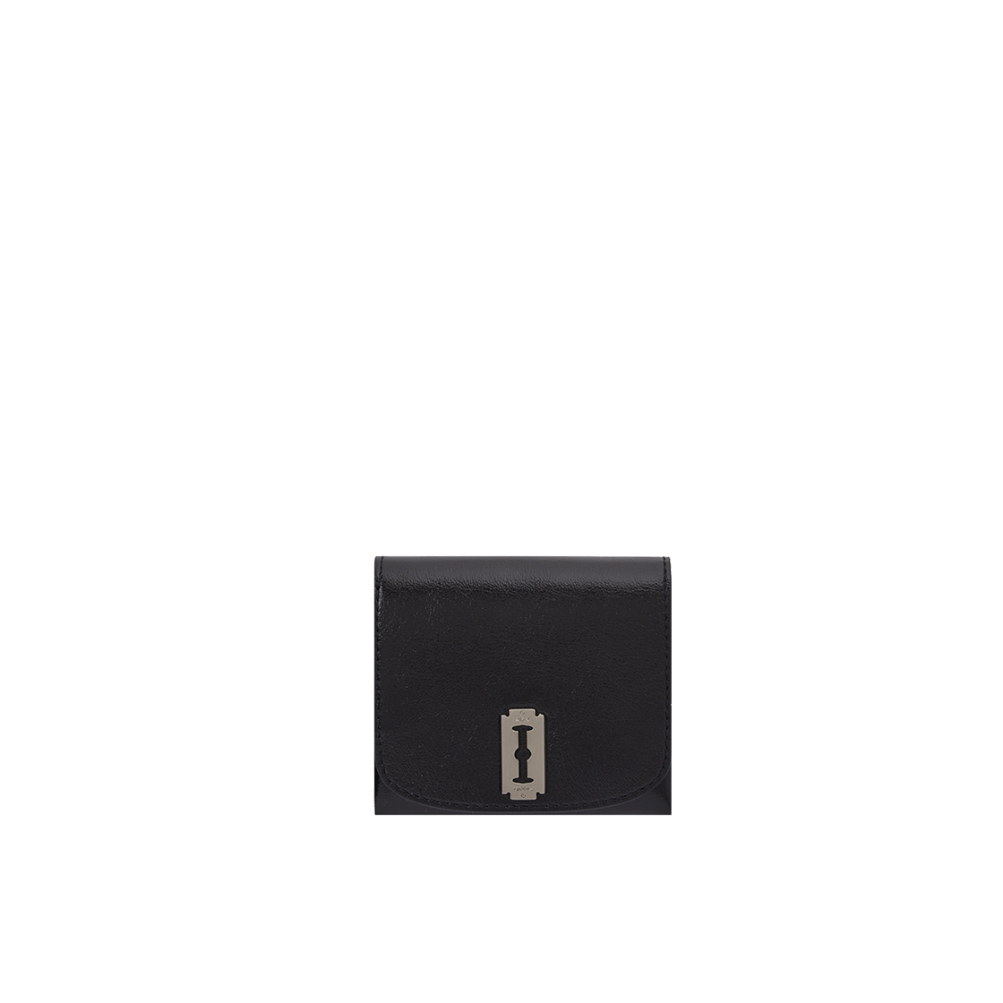 분크 오캄 룬 더블 페이스 반지갑 블랙(vunque Occam Lune Double Face Half Wallet Black)
