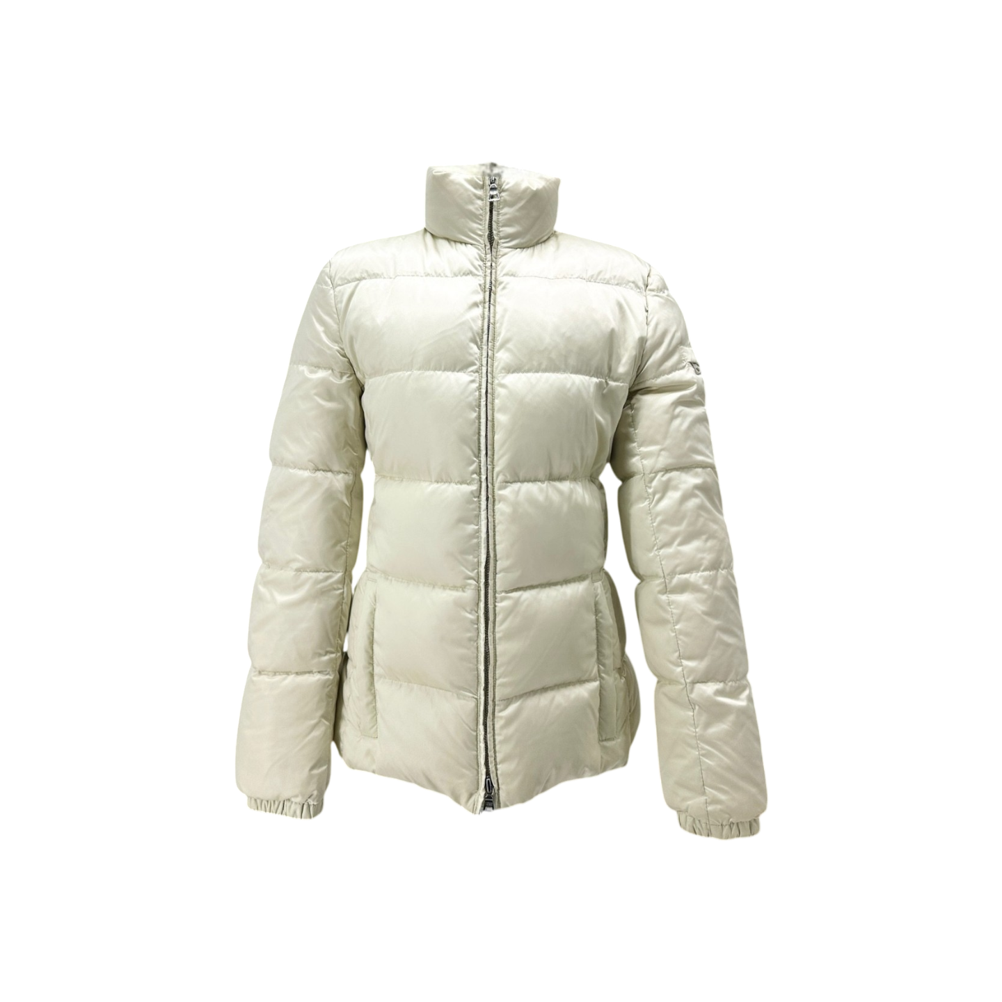 프라다 삼각로고 리나일론 숏 패딩 점퍼(Prada Triangle Logo Re-Nylon Short Puffer Jacket)