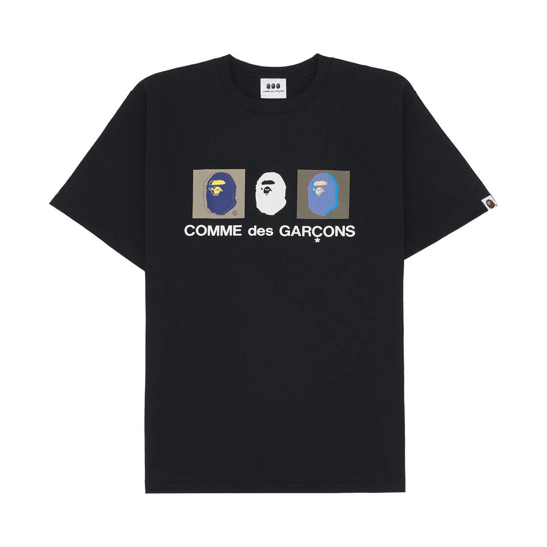 베이프 x 꼼데가르송 오사카 스크린 티셔츠 블랙(BAPE x Comme des Garcons Osaka Screen T-Shirt Black)