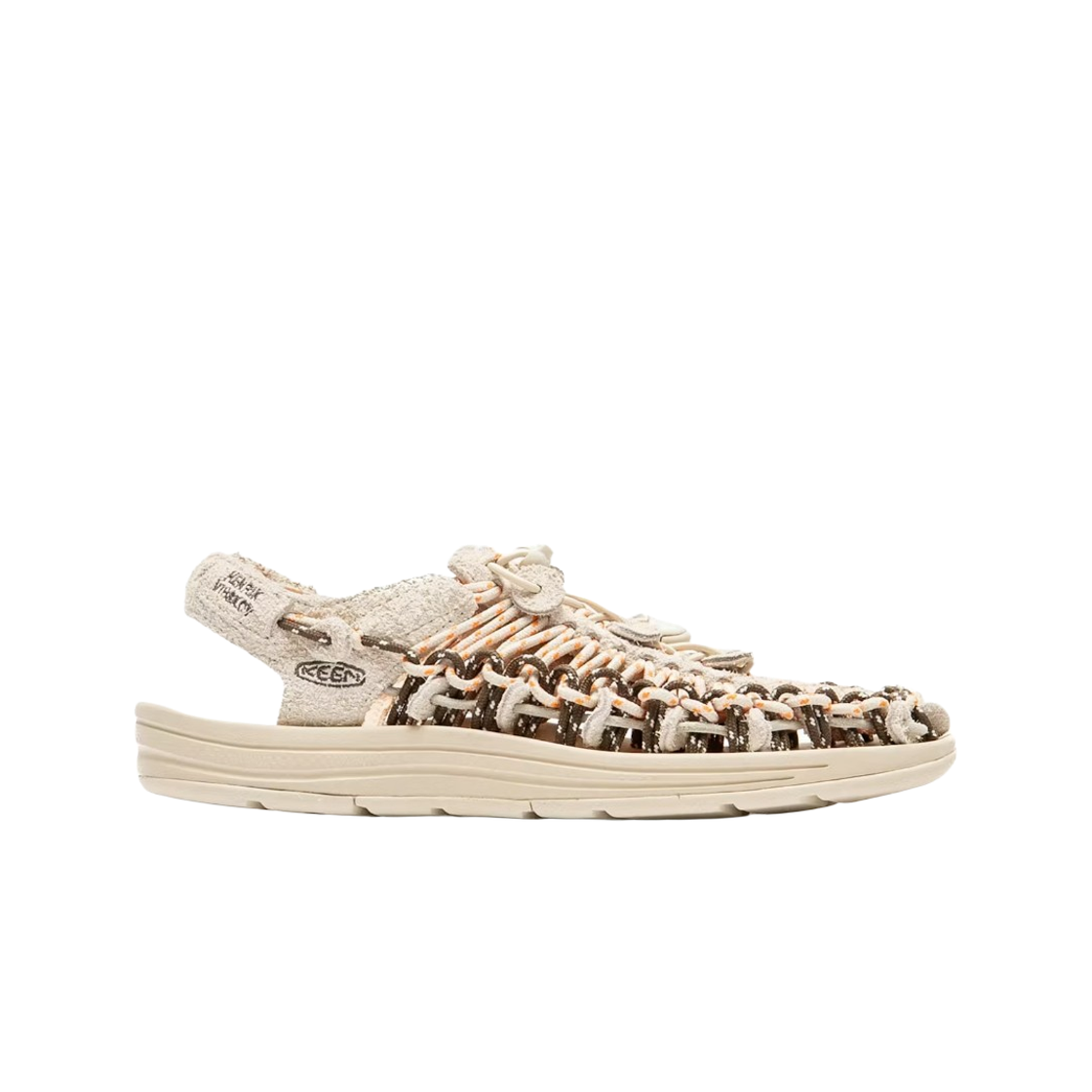 1032223 Keen x Henrik Vibskov Uneek Leather Tangerine Cream