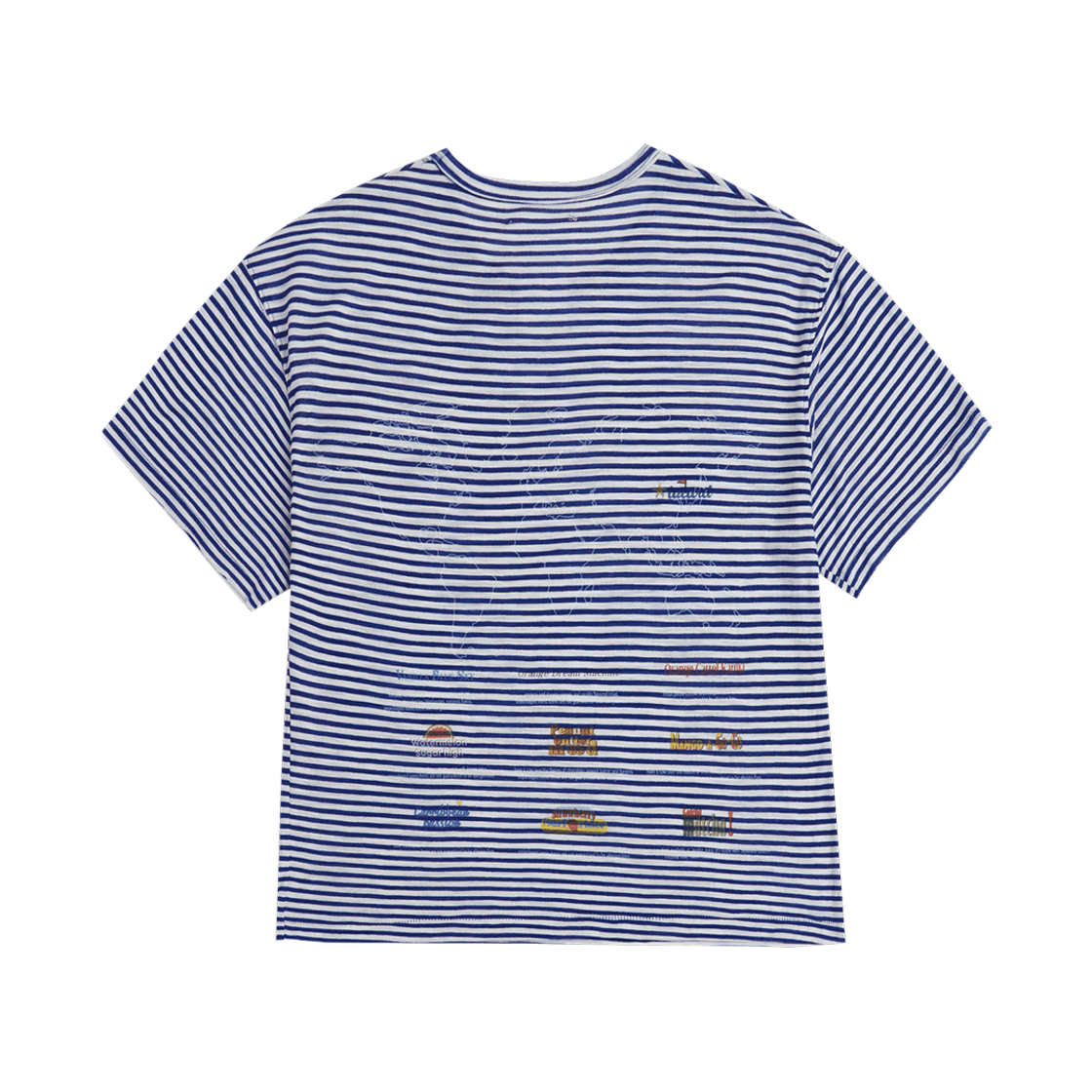 투위드 서머 쉐이크 수미니어티 스트라이프(Tuewid Summer Shake Souvenir Tee In Stripe) - 2