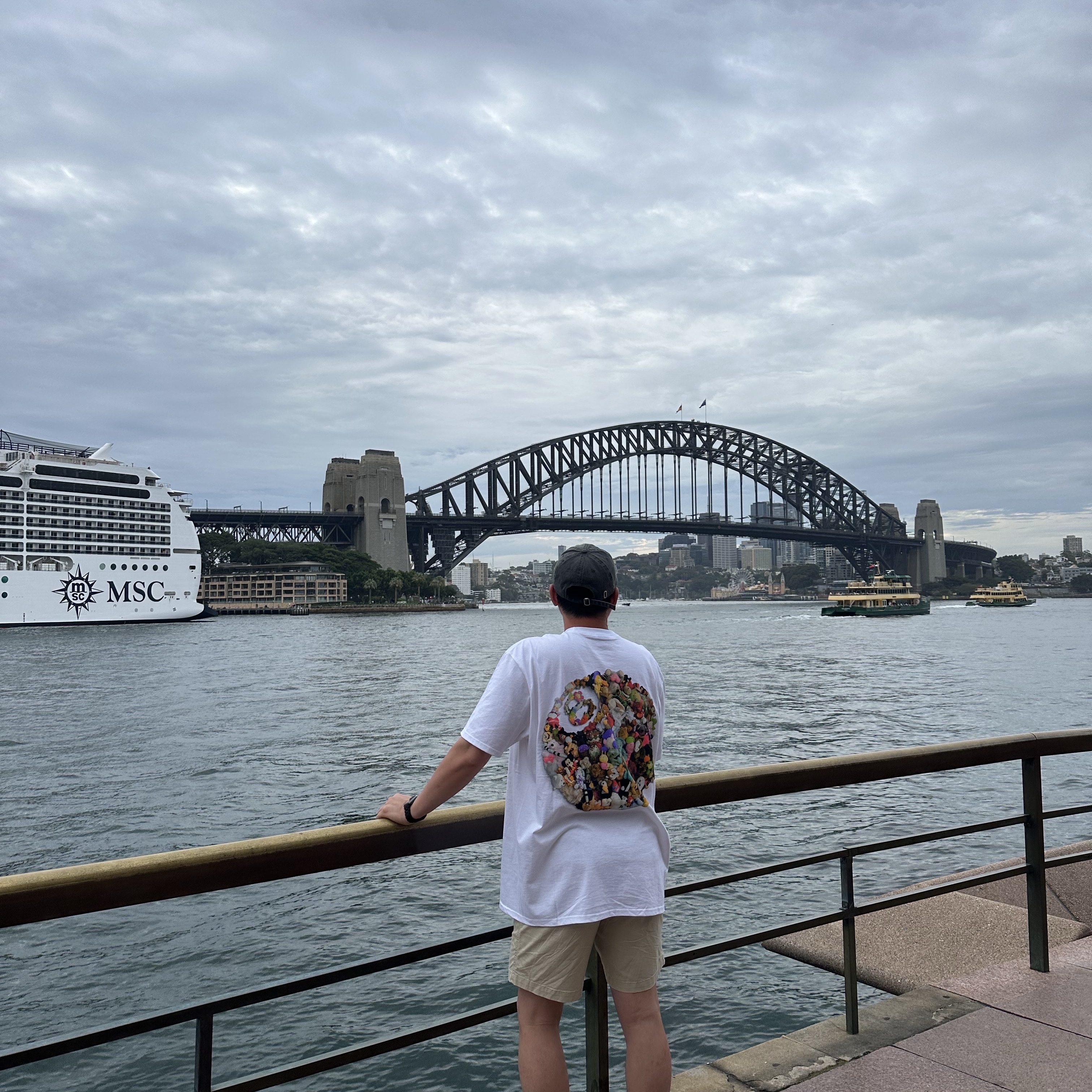 Stussy Plush T-Shirt White, Nike Air Max 95 OG Bright Mandarin 착용 스타일 - 2