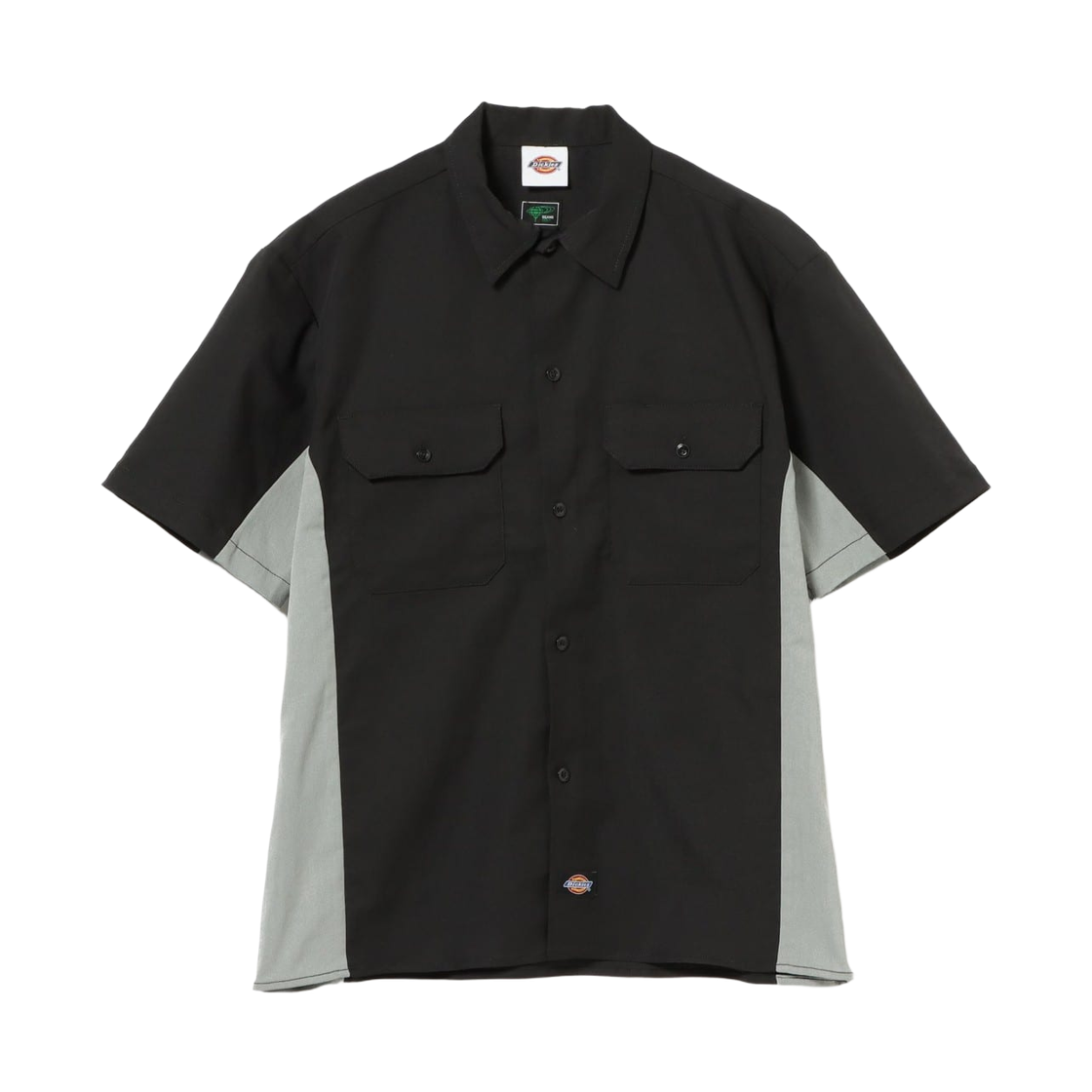 빔즈 골프 x 디키즈 투톤 골프 워크 셔츠 블랙(Beams Golf x Dickies Two-Tone Golf Work Shirt Black)