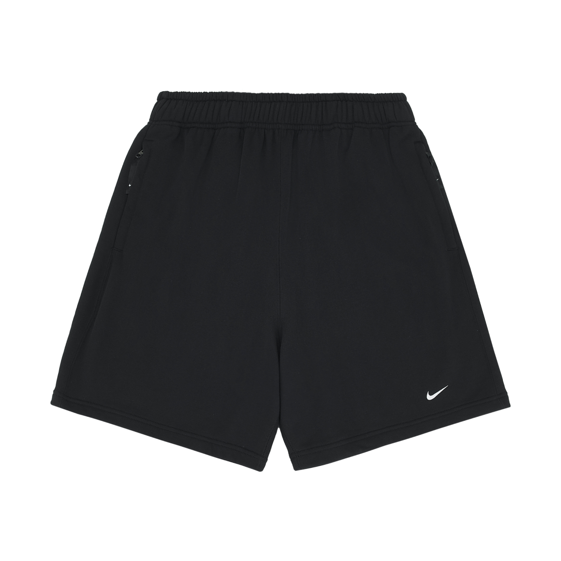 나이키 솔로 스우시 프렌치 테리 쇼츠 블랙 - 아시아(Nike Solo Swoosh French Terry Shorts Black - Asia) - 1