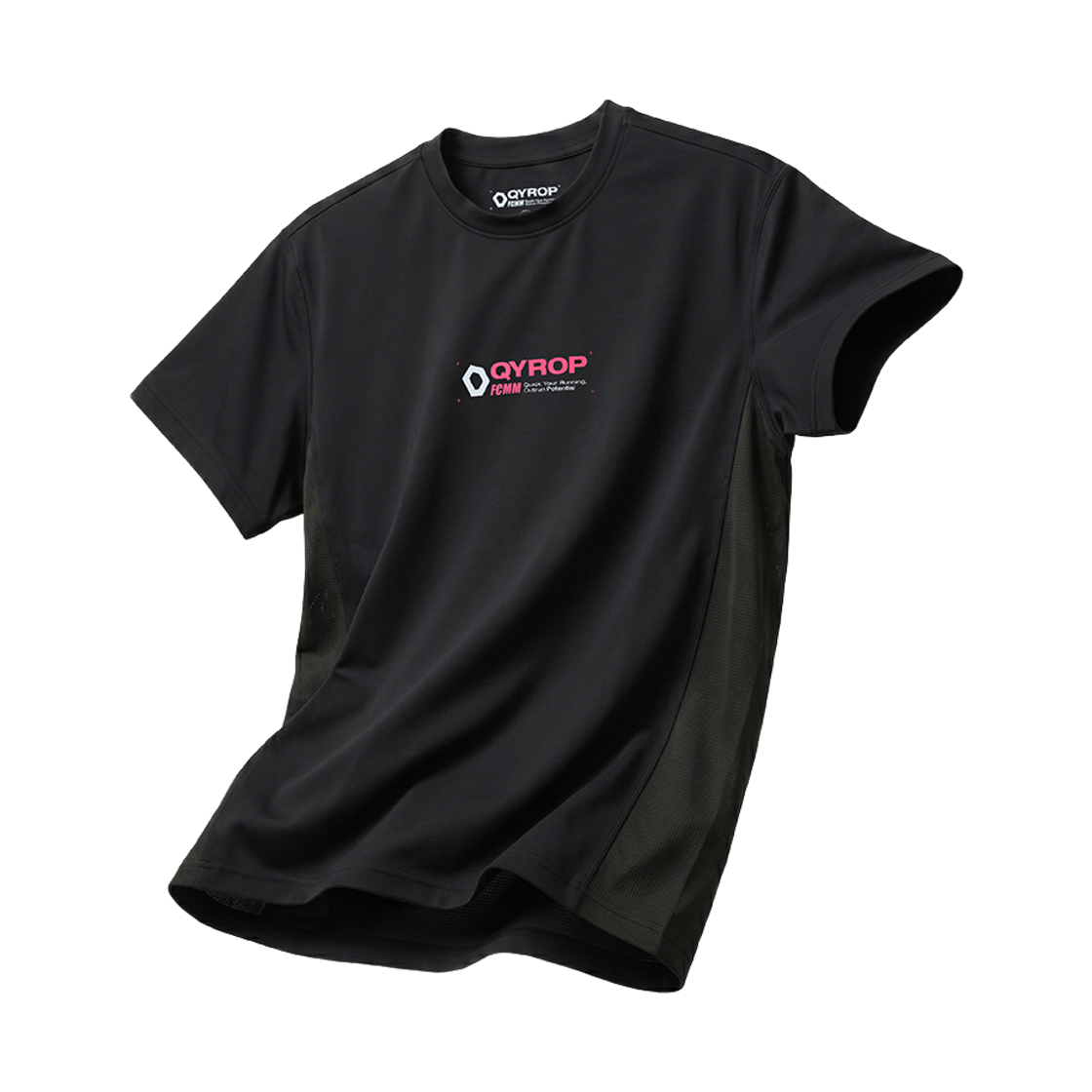 에프씨엠엠 스포츠 러너스 슬로건 티셔츠 블랙(FCMM SPORT Runner's Slogan T-Shirt Black)