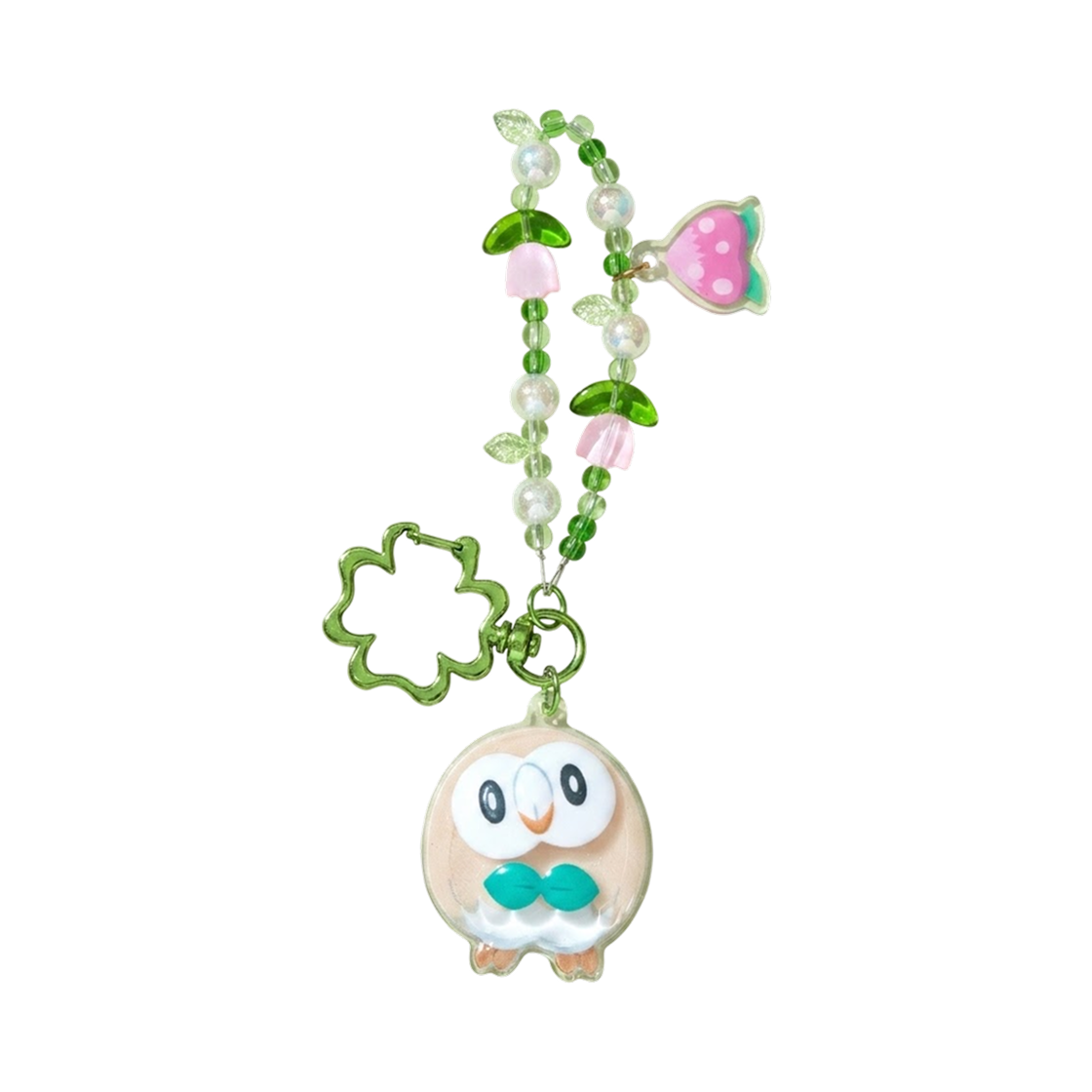 포켓몬 어반 포레스트 버블 키링 나몰빼미(Pokemon Urban Forest Bubble Keyring Rowlet)
