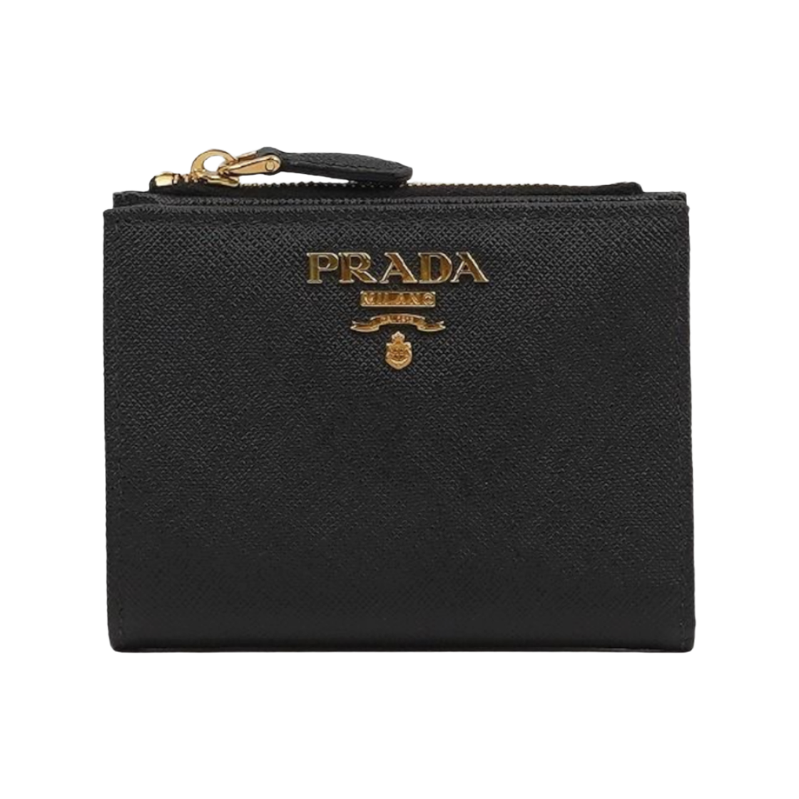 프라다 사피아노 금장로고 반지갑 1LM023(Prada Saffiano Gold Logo Wallet 1LM023) - 1