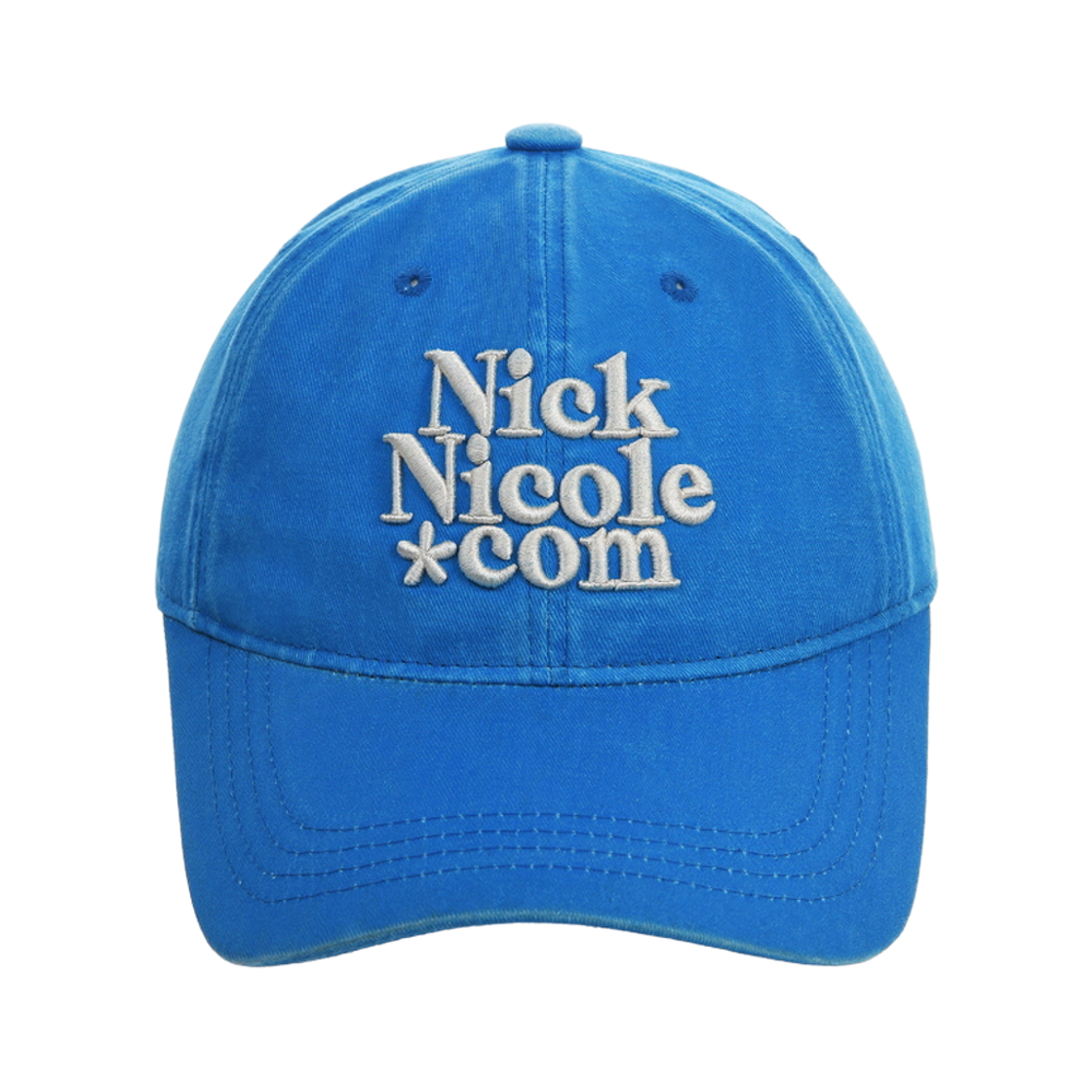 N_SS NICK&NICOLE NN Dotcom Signature Ball Cap Vintage Blue