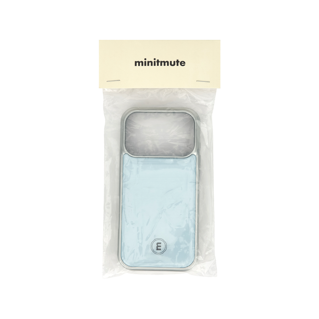 미닛뮤트 아이폰 실버 케이스 발레 블루(Minitmute iPhone Silver Case Ballet Blue) - 1