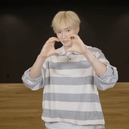 Undermycar MU.130 Classic Logo Stripe Long Sleeve PK Shirts Melange Gray, Undermycar MU.130 Classic Logo Stripe Long Sleeve PK Shirts Navy 착용 스타일 - 2