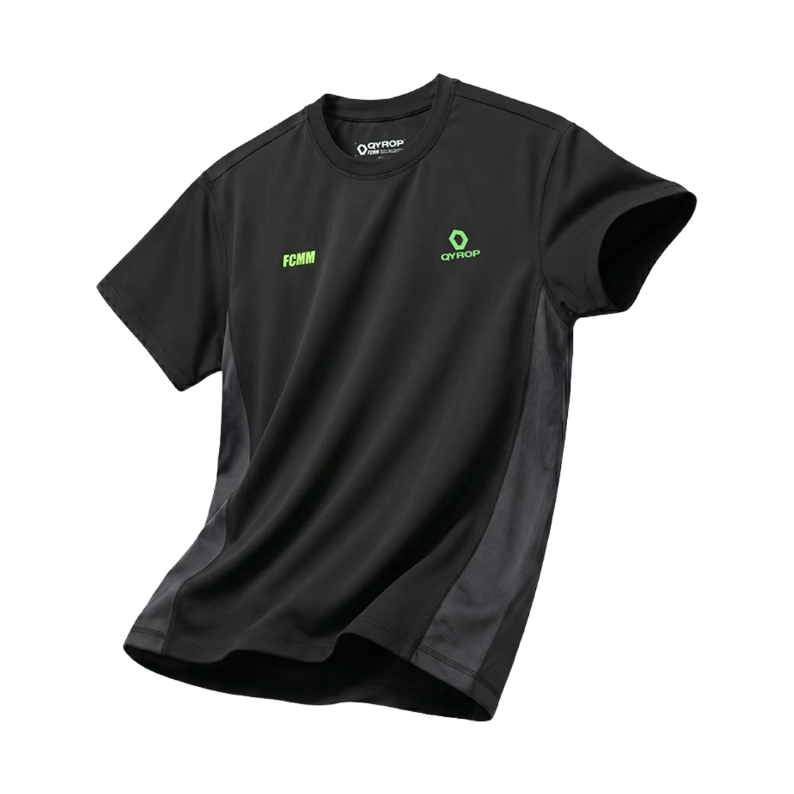 에프씨엠엠 스포츠 핵사곤 러닝 코스 티셔츠 차콜(FCMM SPORT Hexagon Running Course T-Shirt Charcoal)