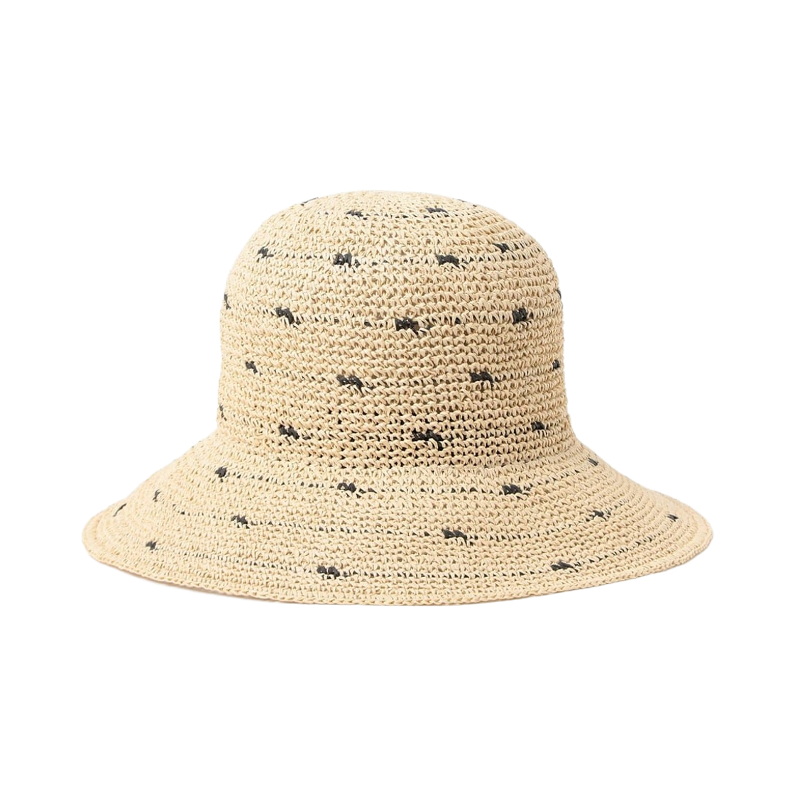 61-41-1224-743 (W) Ray Beams Dot Paper Hat Ivory