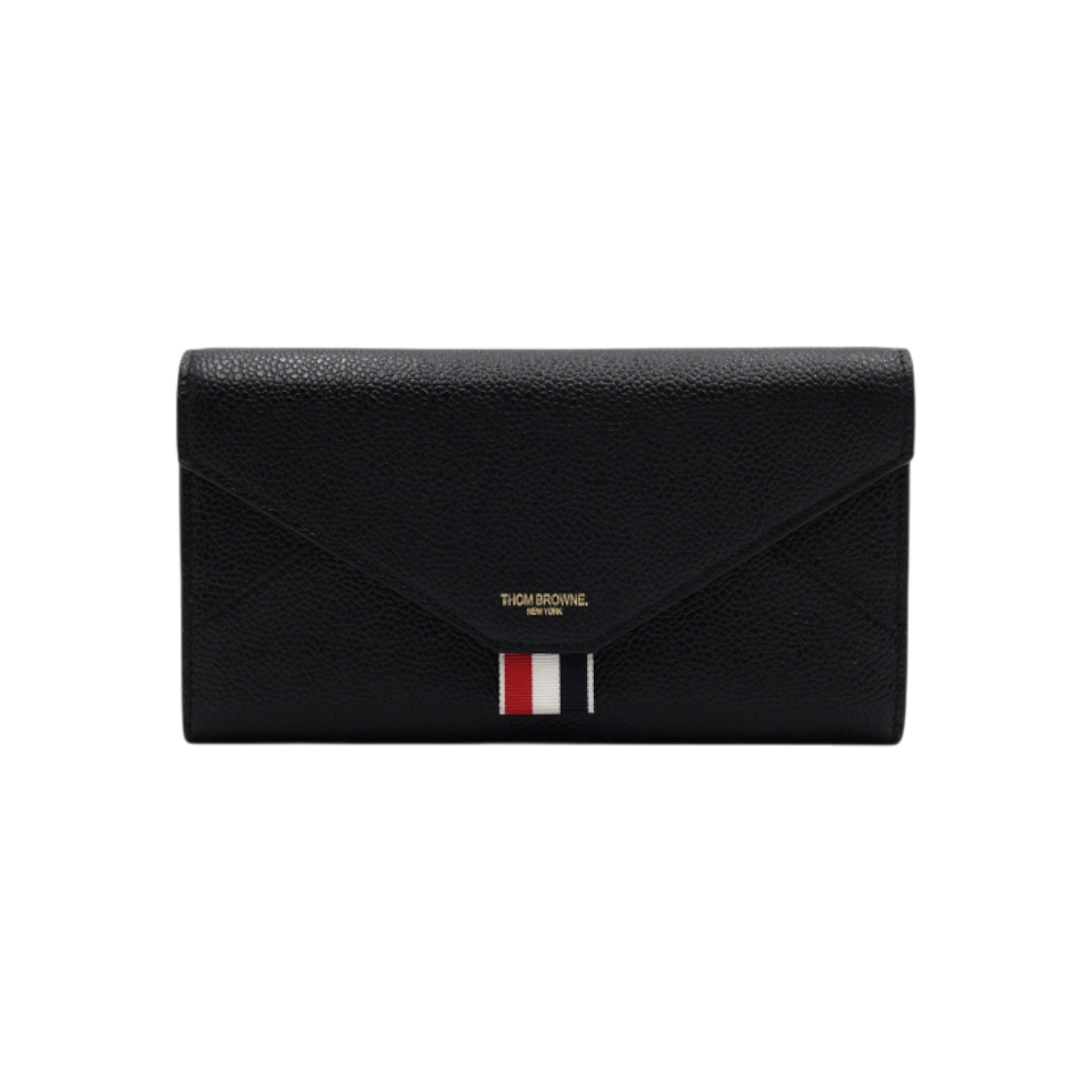톰브라운 FAW065A 엔벨로프 페블 그레인 블랙 장지갑aa63716(Thom Browne FAW065A Pebble Grain Black Long Wallet) - 1