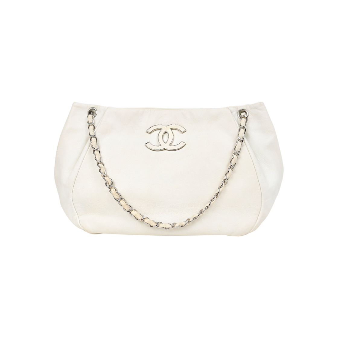 샤넬 화이트 CC 체인 숄더백 A-A54938(Chanel White CC Chain Shoulder Bag A-A54938) - 1