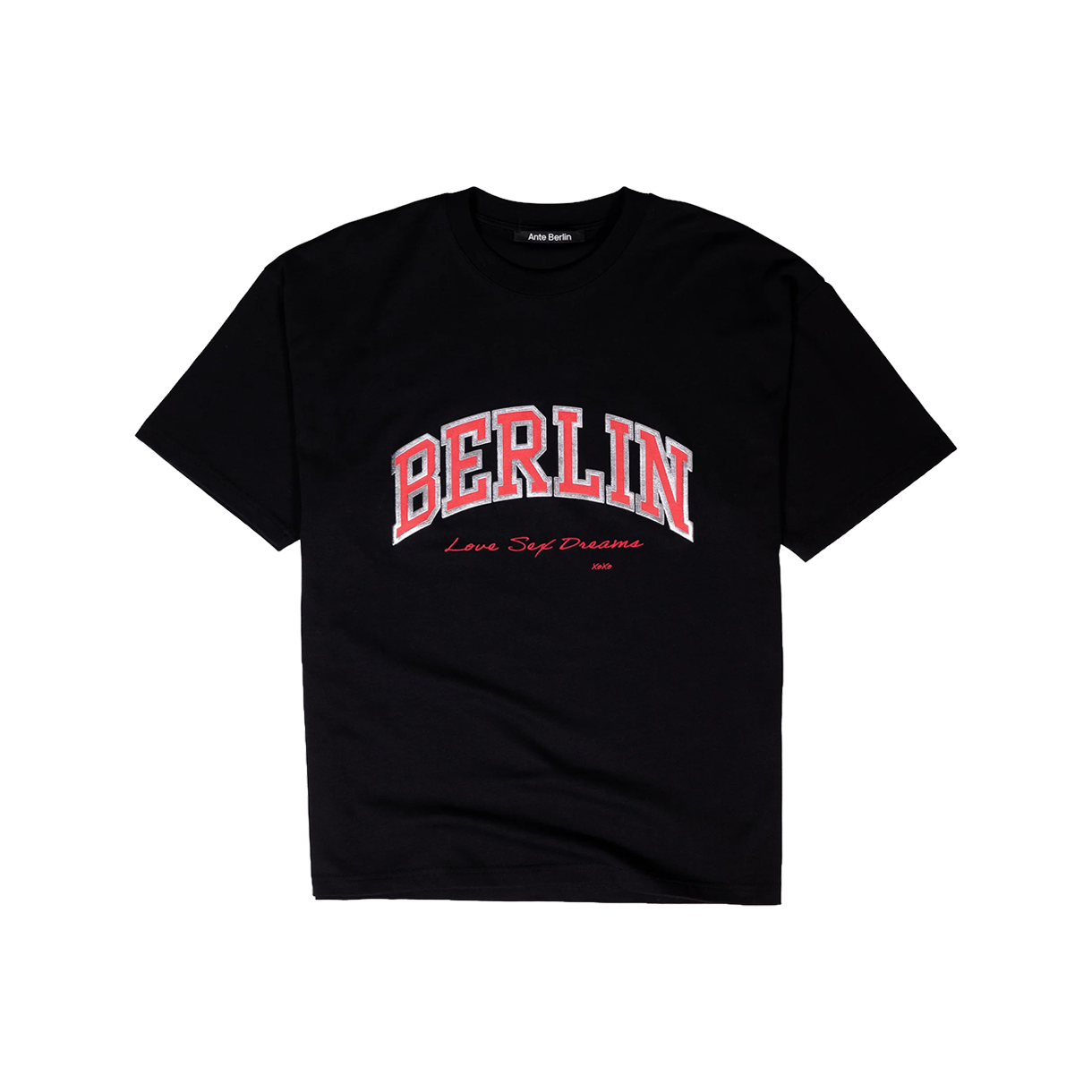 안테 베를린 수베니어 티셔츠 블랙 - 26FW(Ante Berlin Souvenir T-Shirt Black - 26FW) - 1