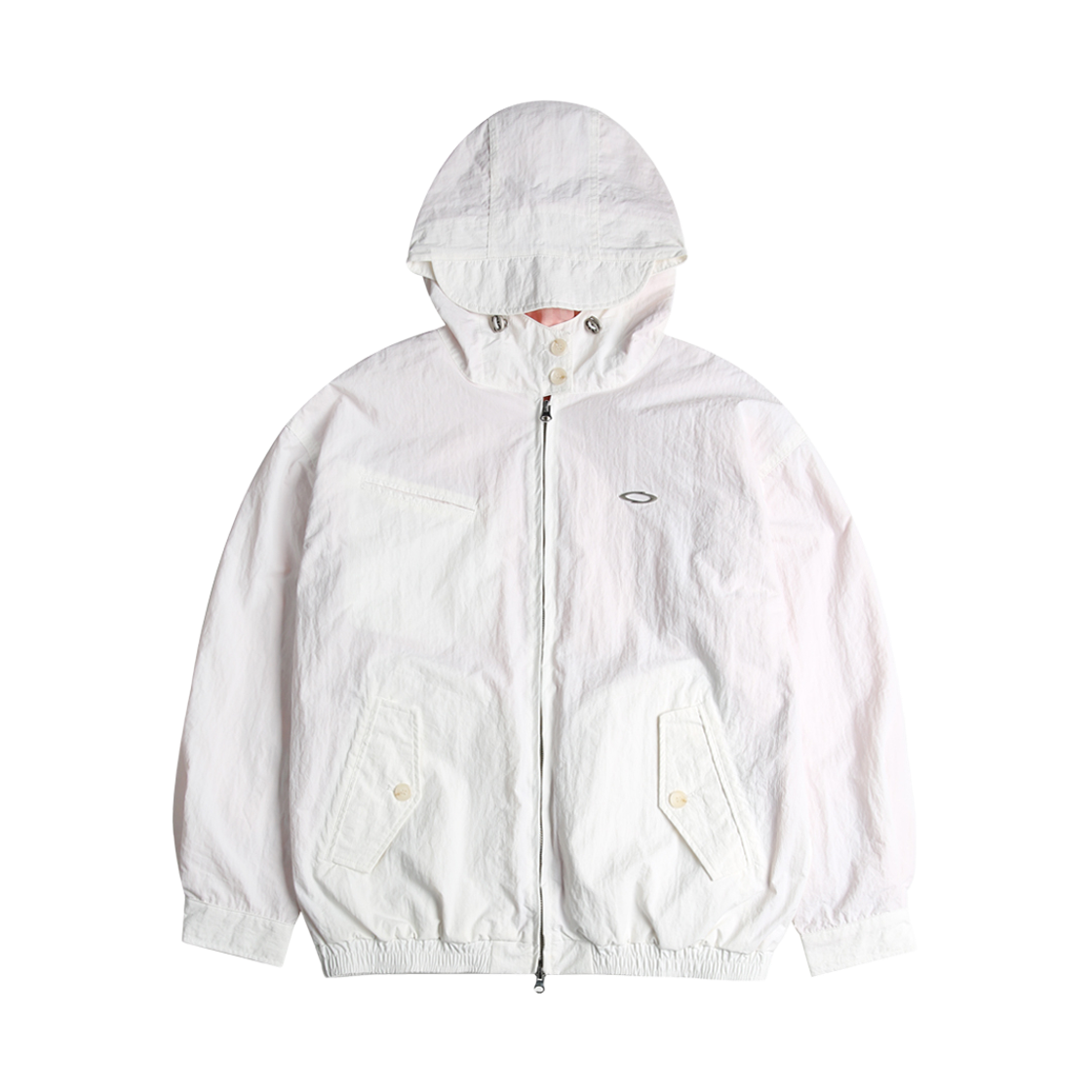 (W) 노이아고 나일론 후드 윈드브레이커 아이보리((W) Noiago Nylon Hoodie Windbreaker Ivory)