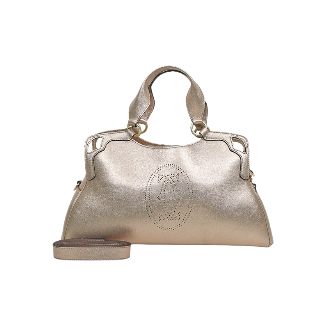 ITDKD7LVOOBM Cartier Metallic Gold Tote Bag C-A57039