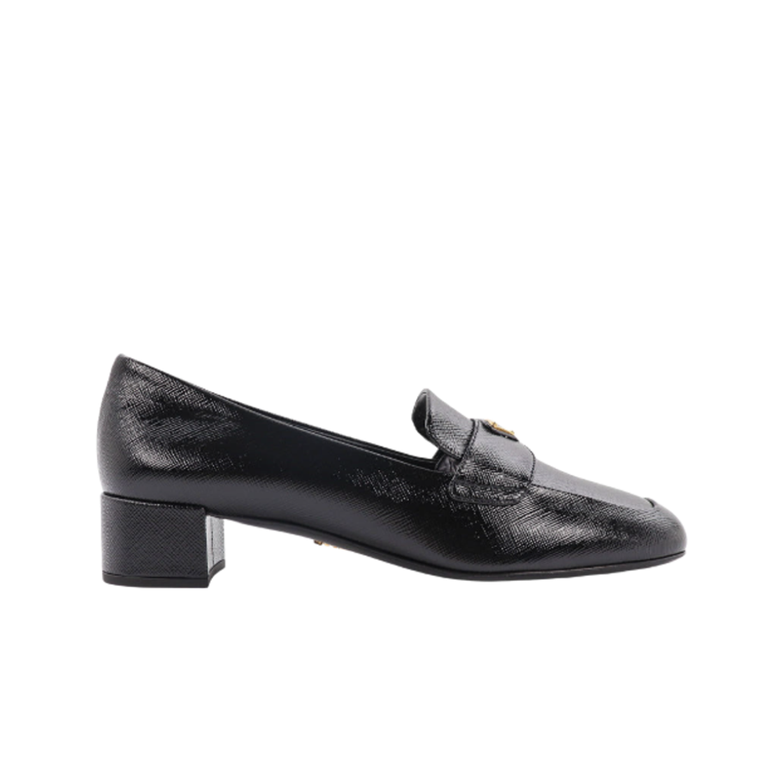 1D455N-3A9S-F0002 (W) Prada Saffiano Loafers Black