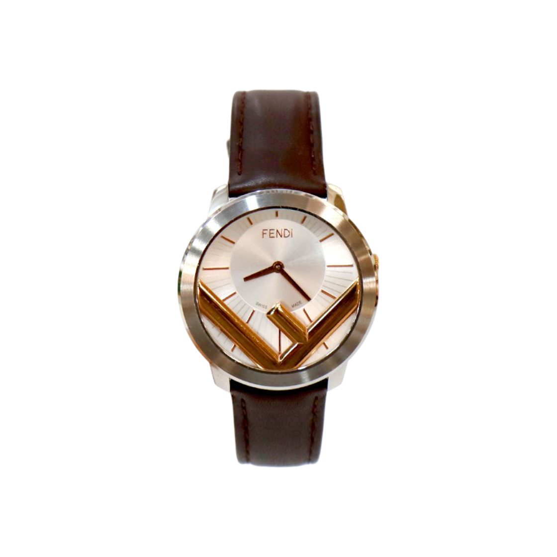 펜디 41MM 런어웨이 스틸 쿼츠 시계 C-B57733(Fendi Runaway Steel Quartz Watch C-B57733)