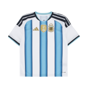 (Kids) Adidas Argentina 26 Home Jersey White Icey Blue - KR Sizing (Non Marking Ver.)