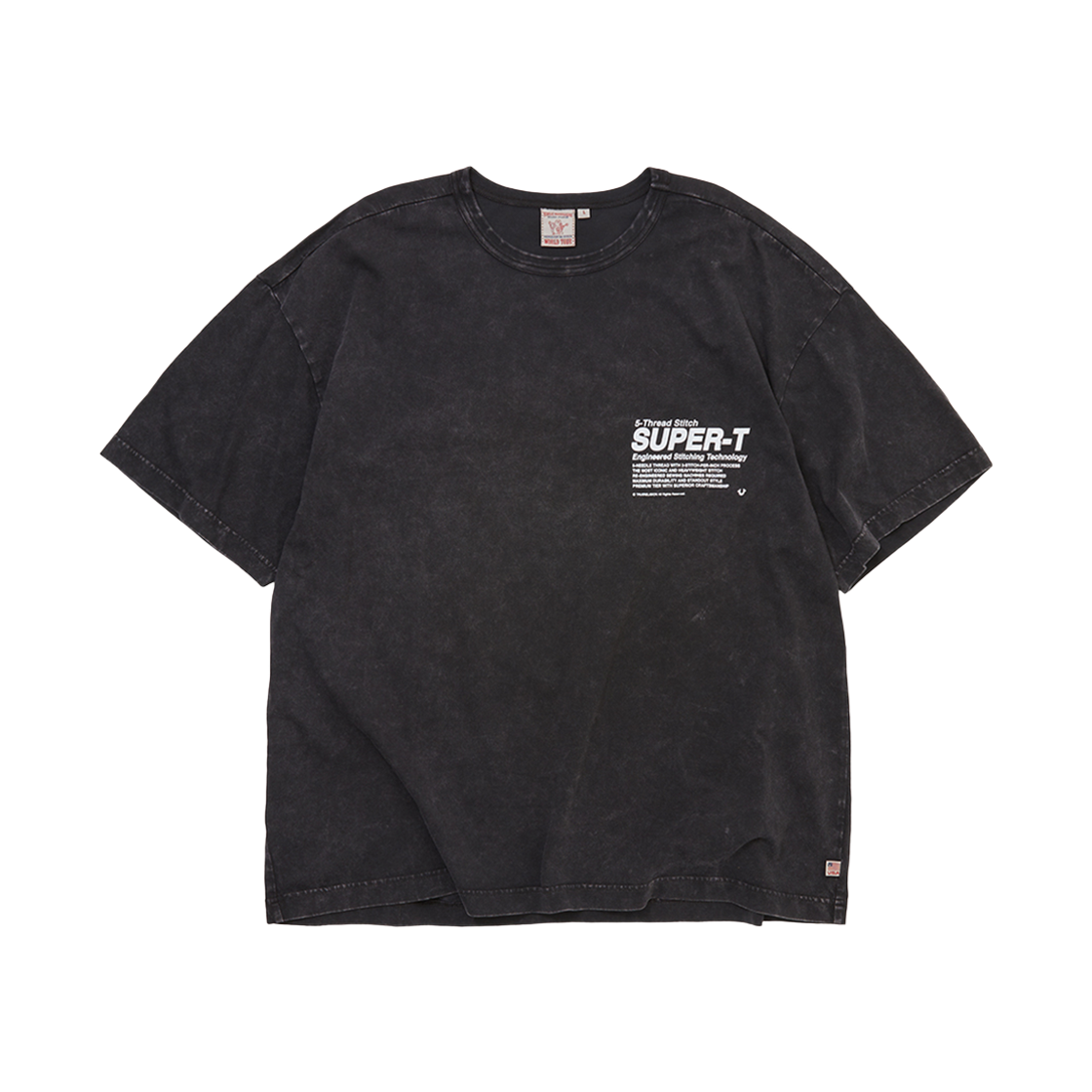 트루릴리젼 SUPER-T 익스플레인 티셔츠 블랙(True Religion Super-T Explain T-Shirt_Black)