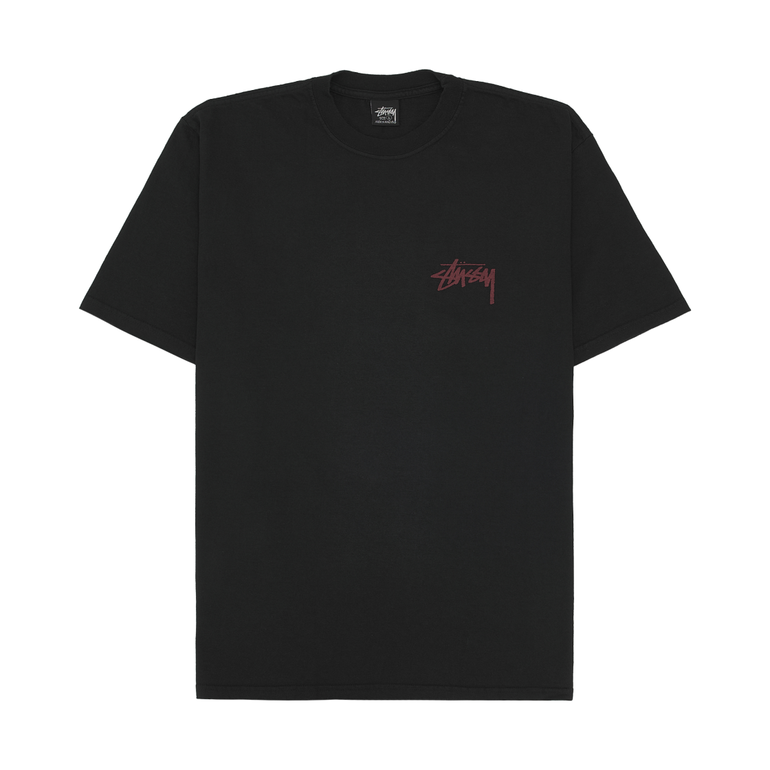 스투시 쉘 티셔츠 피그먼트 다이드 블랙(Stussy Shells T-Shirt Pigment Dyed Black) - 2
