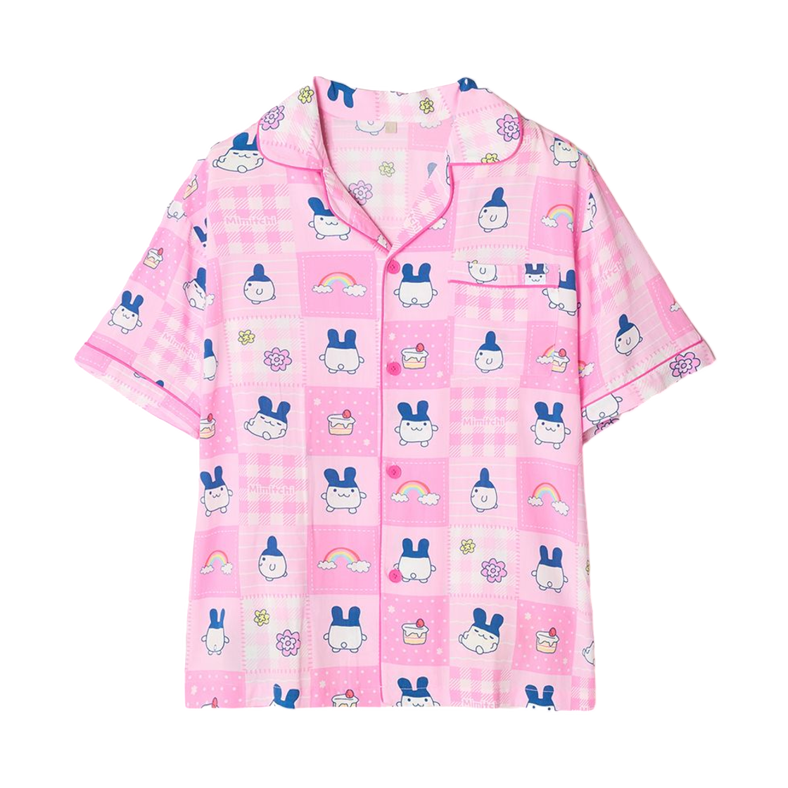 스파오 x 다마고치 숏슬리브 파자마 핑크(Spao x Tamagotchi Short Sleeve Pajama Pink) - 2