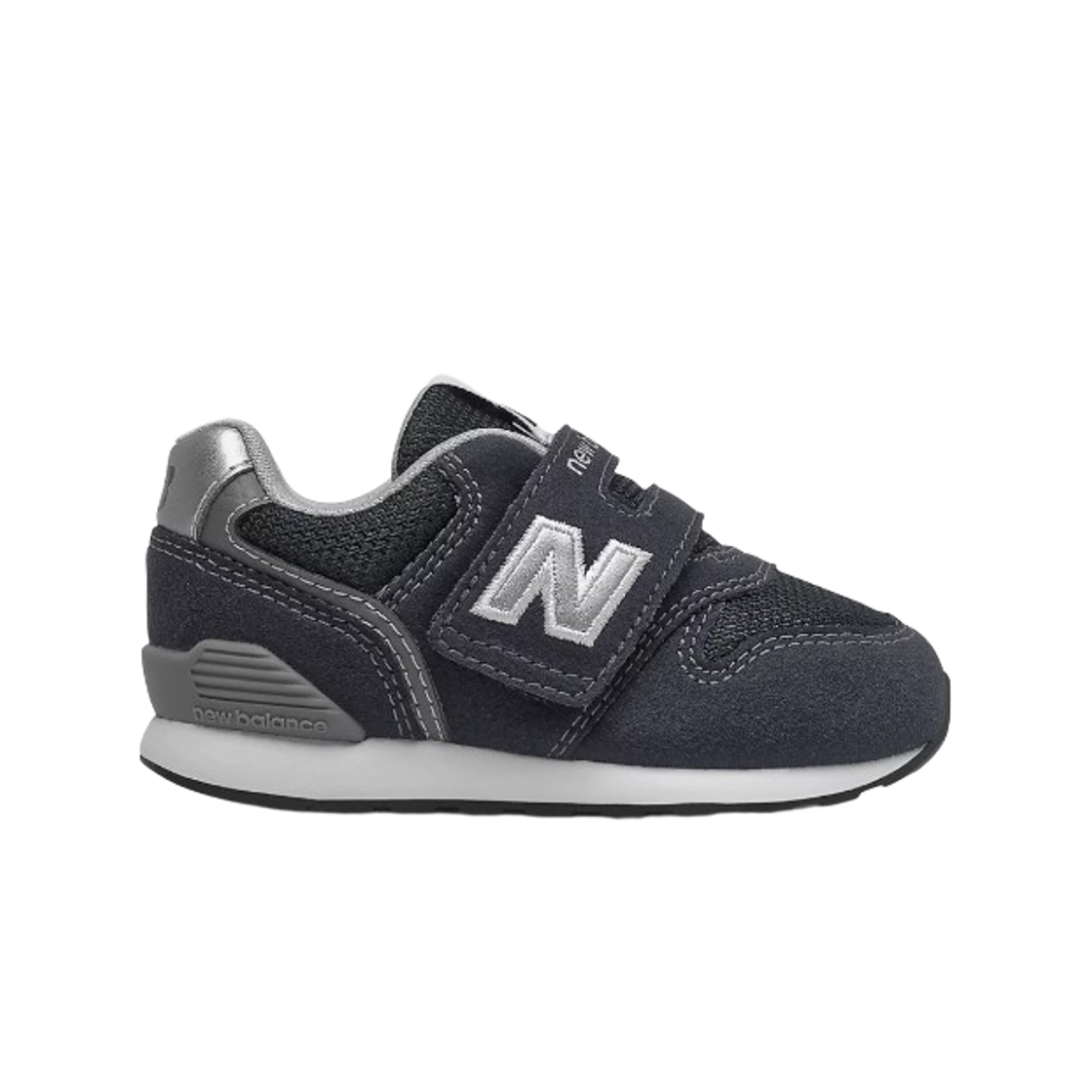 IZ996NV3 (TD) New Balance 996 v3 Hook and Loop Navy Silver - W Wide