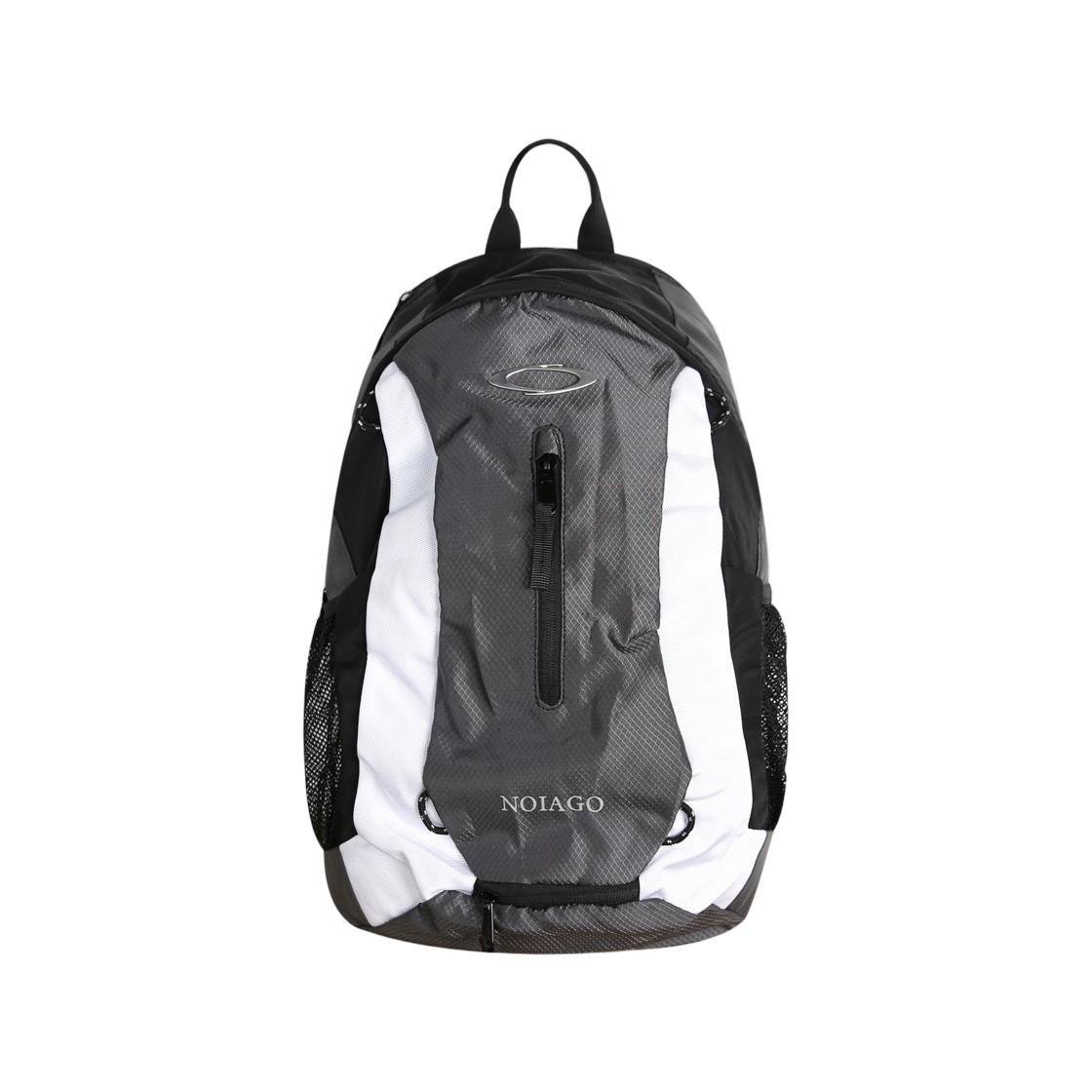 노이아고 멀티 로고 백팩 그레이(Noiago Muiti Logo Backpack Grey)