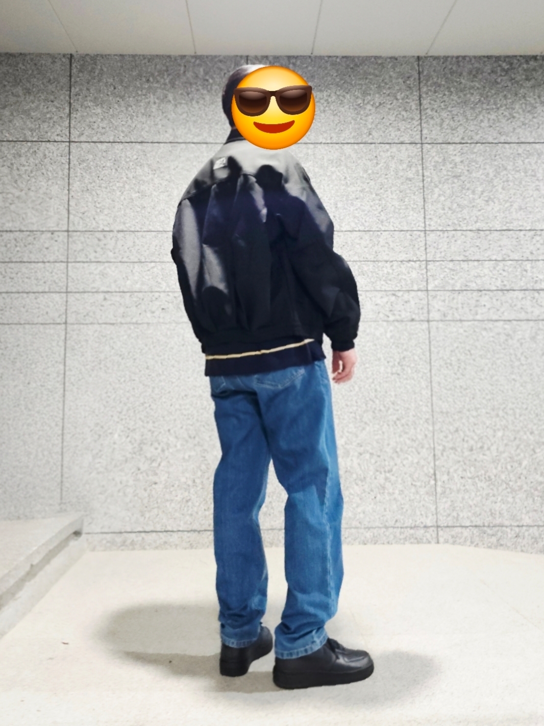 Zara x Willy Chavarria Textured Bomber Jacket Black 착용 스타일