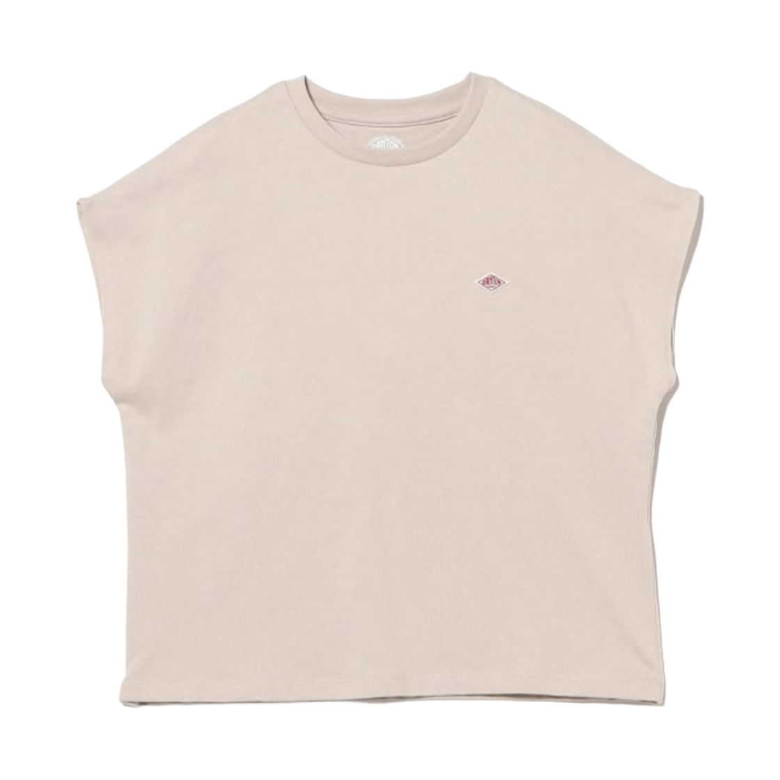 (W) 단톤 코튼 저지 돌먼 숏슬리브 티셔츠 베이지((W) Danton Cotton Jersey Dolman Short Sleeve T-Shirt Beige)