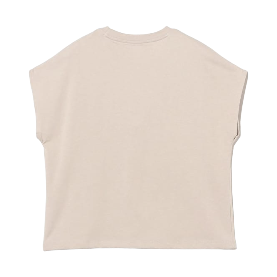 (W) 단톤 코튼 저지 돌먼 숏슬리브 티셔츠 베이지((W) Danton Cotton Jersey Dolman Short Sleeve T-Shirt Beige) - 2