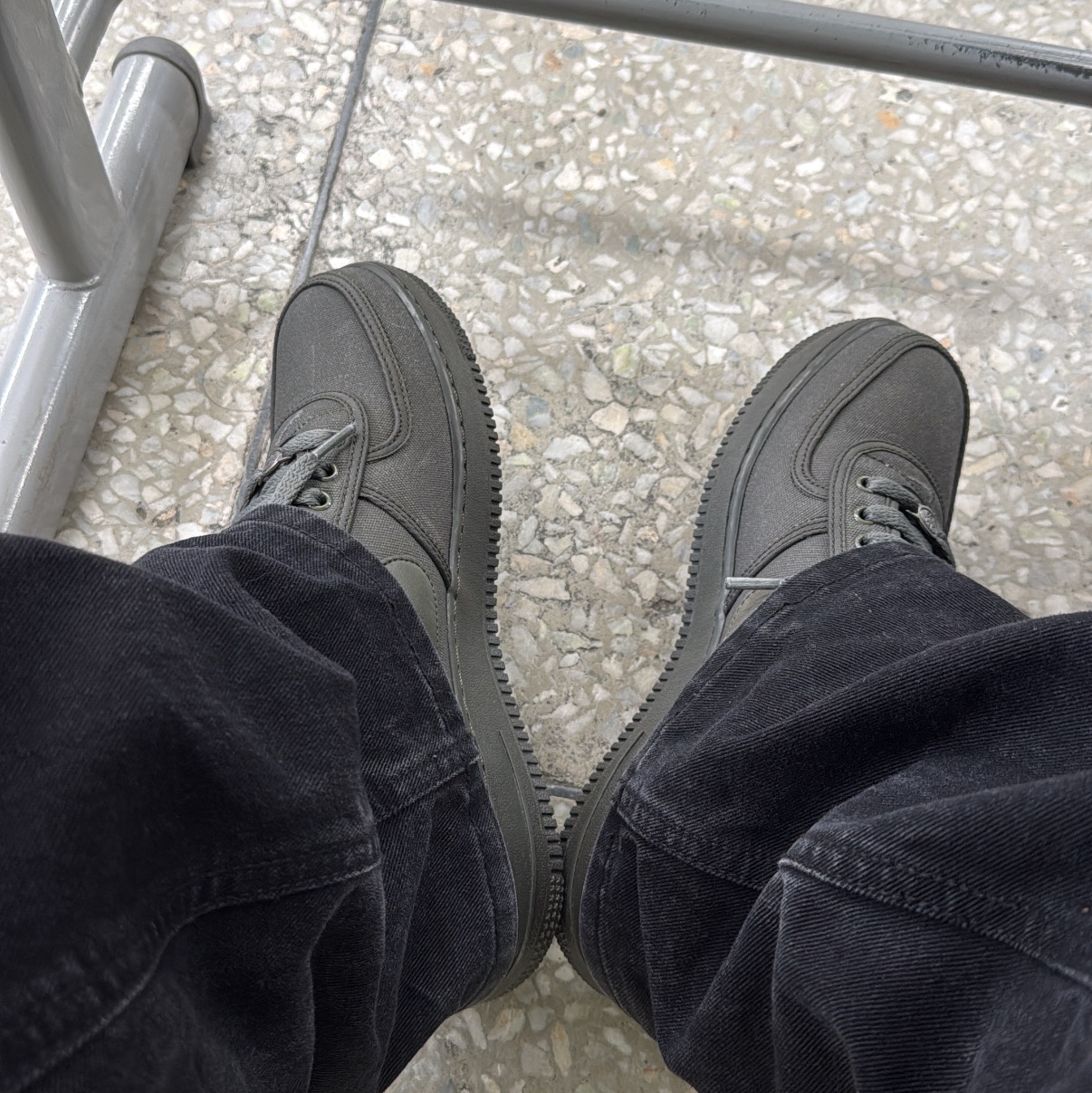 Nike x Tune Air Force 1 CVS Twilight Marsh 착용 스타일