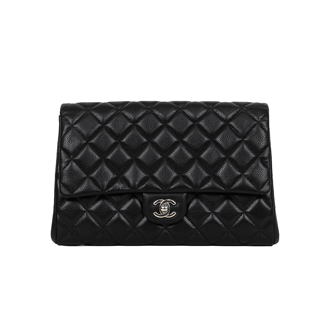 샤넬 클래식 캐비어 원플랩백 블랙 은장 A65051 19번대(Chanel Classic Caviar One Flap Bag Black Silver Hardware A65051 19 Series) - 1