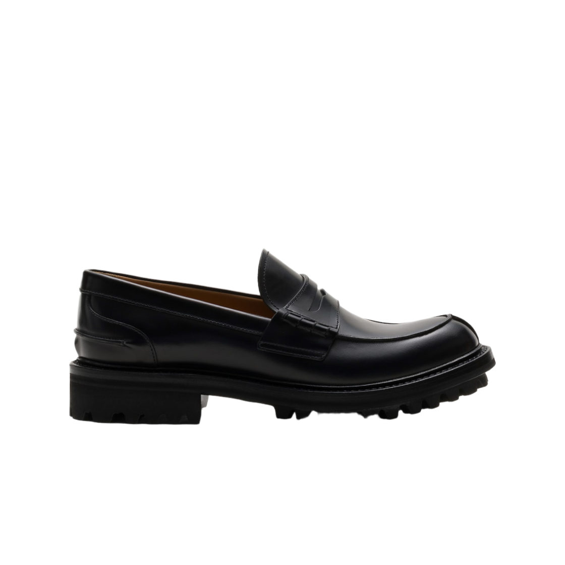 (W) 처치스 엠씨 피에 로이스 카프 레더 로퍼 블랙((W) Church's Mc Fie Rois Calf Leather Loafer Black)
