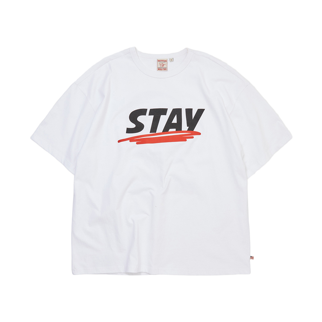 트루릴리젼 스테이 홈 티셔츠 화이트(True Religion Stay Home T-Shirt_White)