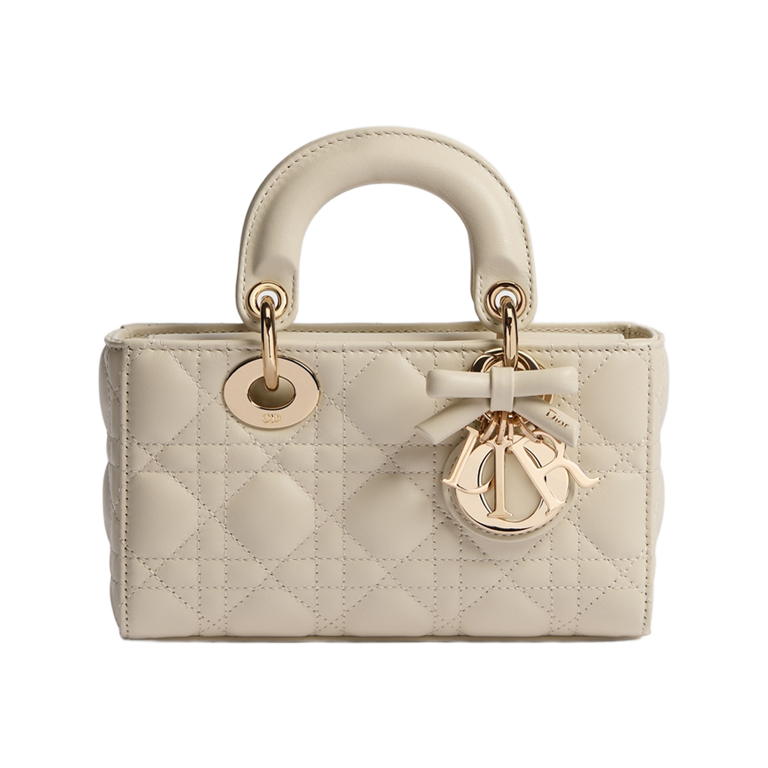 디올 미니 레이디 디조이 백 까나쥬 램스킨 크레(Dior Mini Lady D Joy Bag Cannage Lambskin Craie) - 1