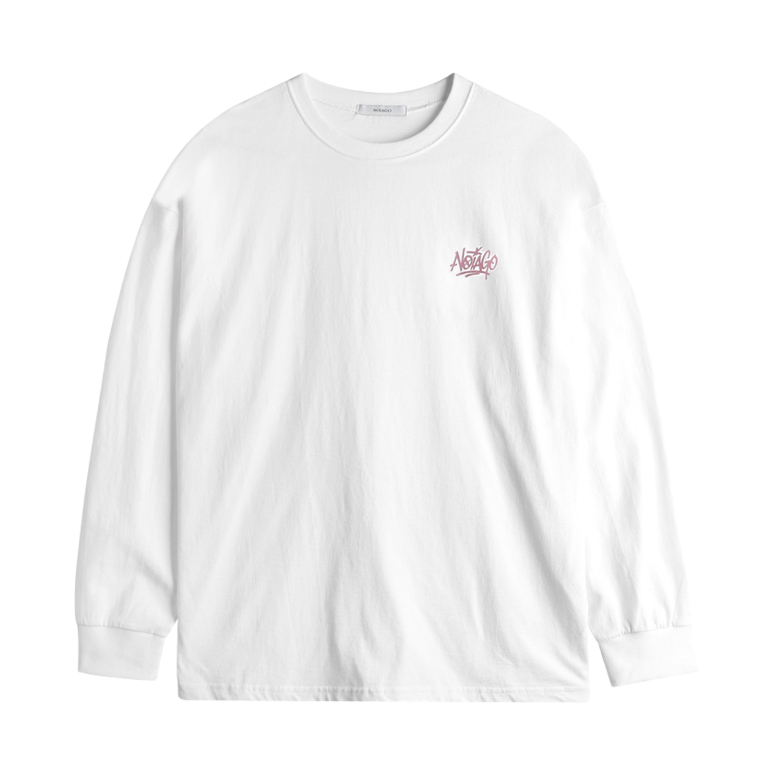 (W) 노이아고 레터링 로고 롱슬리브 아이보리((W) Noiago Lettering Logo Long Sleeve Ivory)