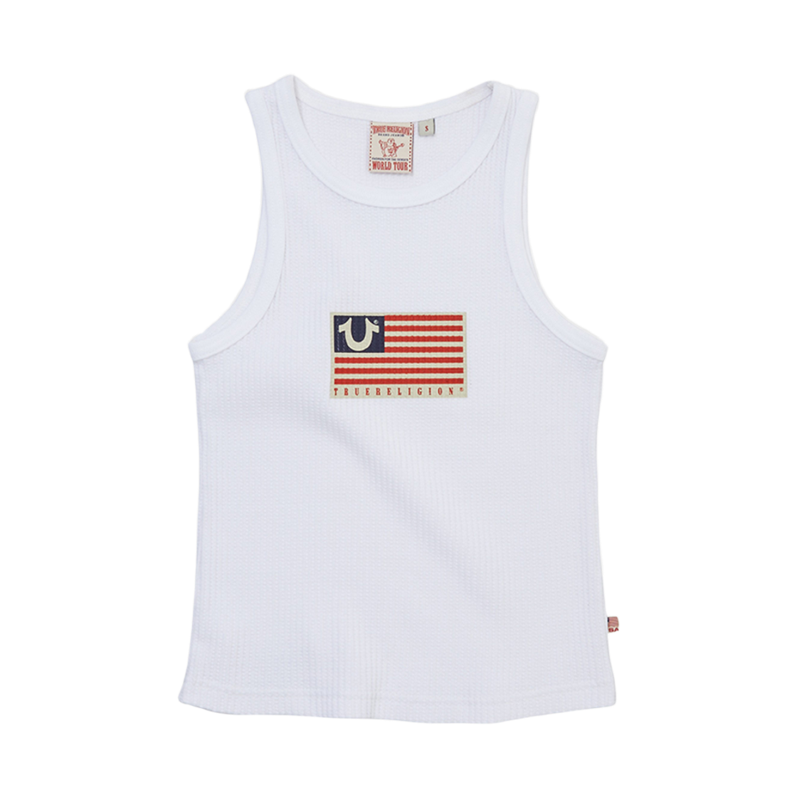 트루릴리젼 올드 글로리 와플 우먼 슬리브니스 화이트(True Religion Old Glory Waffle Women Sleeveless_White) - 1