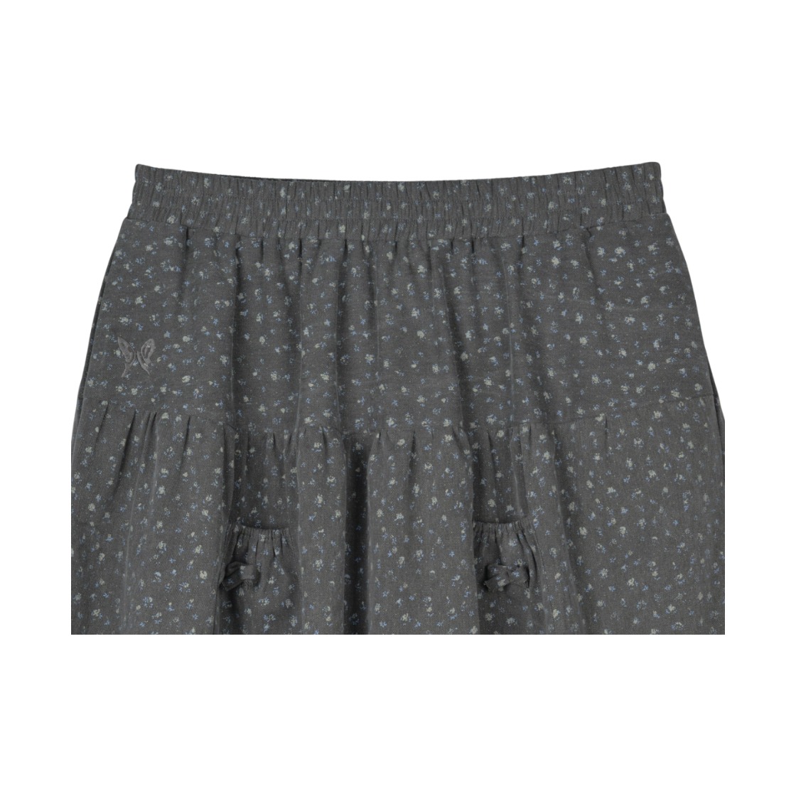 구월십일 미니 포켓 프릴 스커트 차콜(GUWOLSIBIL Mini Pocket Frill Skirt Charcoal) - 3