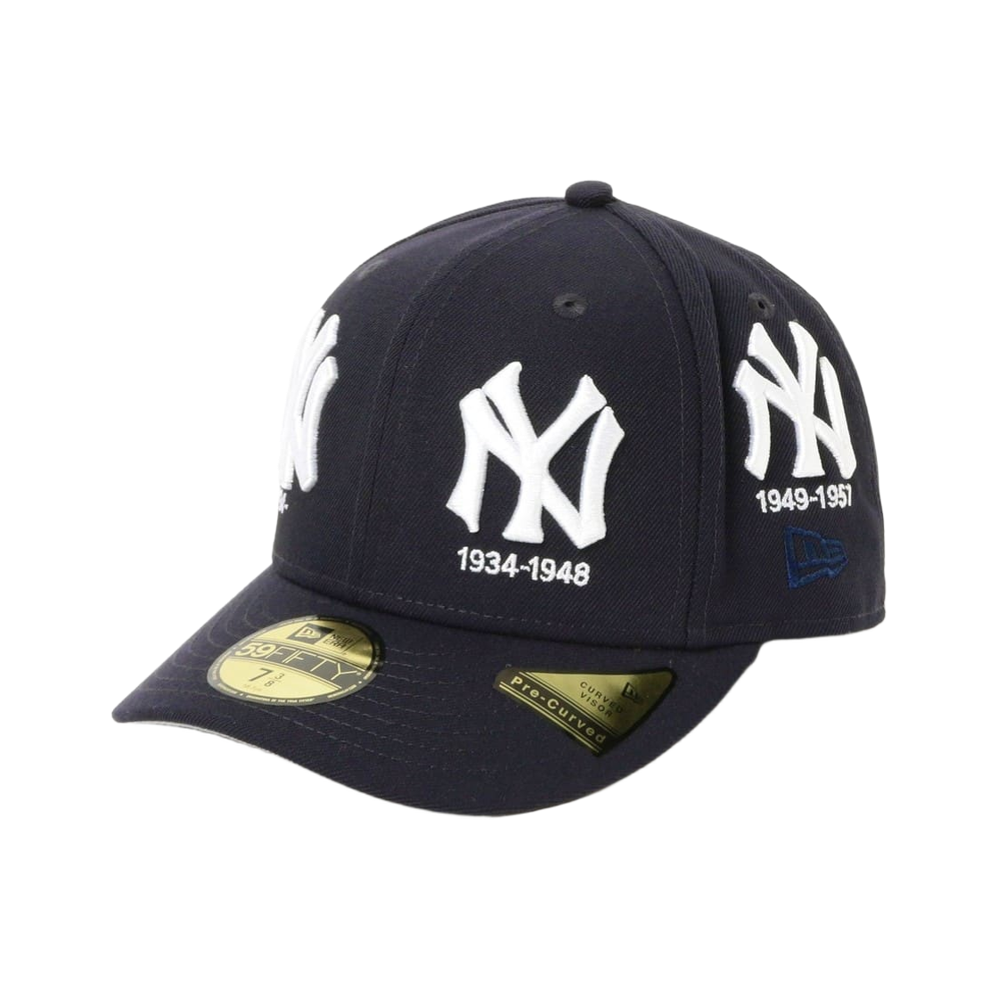 뉴에라 x 빔즈 59피프티 아카이브 로고 캡 네이비 화이트(New Era x Beams 59Fifty Archive Logo Cap Navy White) - 1