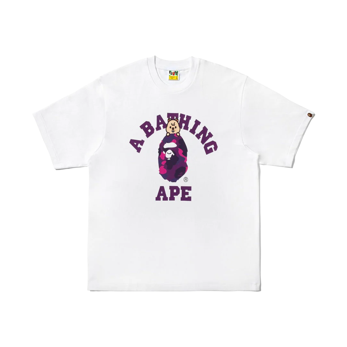 베이프 x 스트레이 키즈 컬리지 티셔츠 한(BAPE x Stray Kids College T-Shirt Han Quokka) - 1