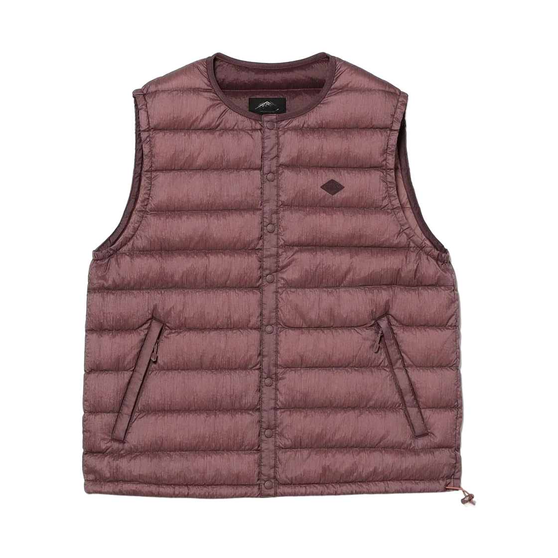(W) 단톤 이너 다운 크루넥 베스트 다크 핑크((W) Danton Inner Down Crewneck Vest Dark Pink)