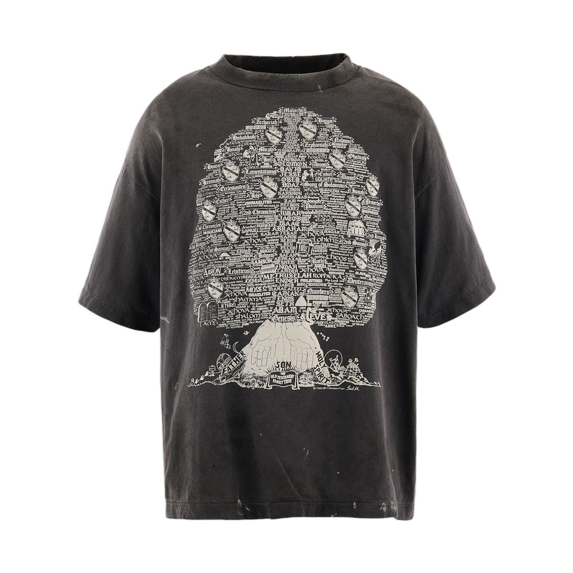 MK8-0000-001 Saint Mxxxxxx Tree S/S T-Shirt Black - 26SS