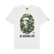 BAPE ABC Camo By Bathing Ape T-Shirt White Green