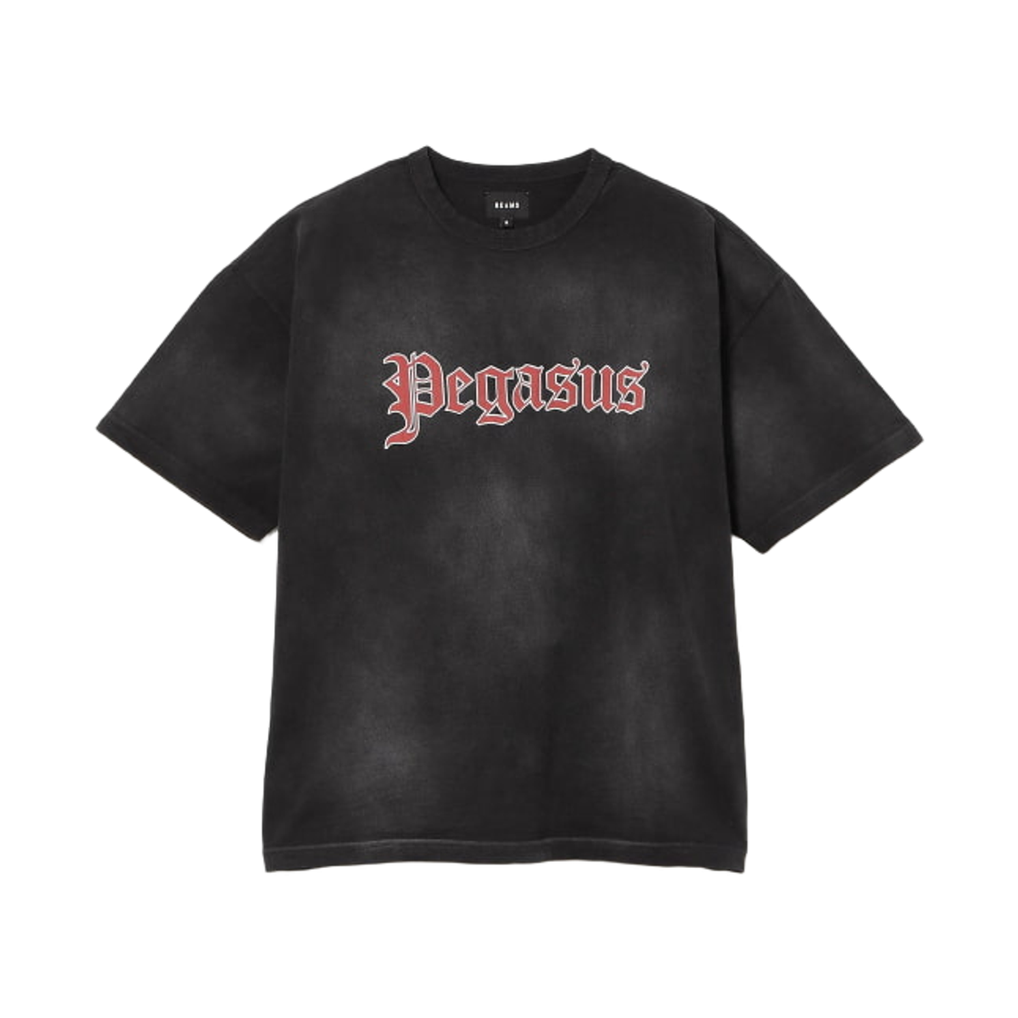 11-08-1477-146 Beams Souvenir T-Shirt Black
